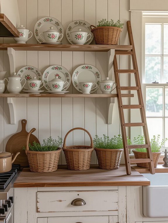 antique decor for kitchens