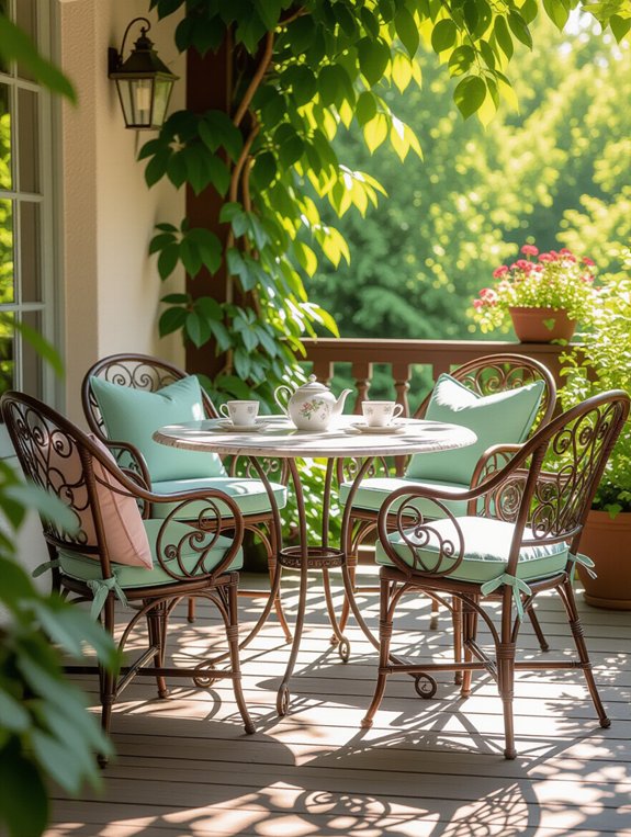 charming outdoor dining sets