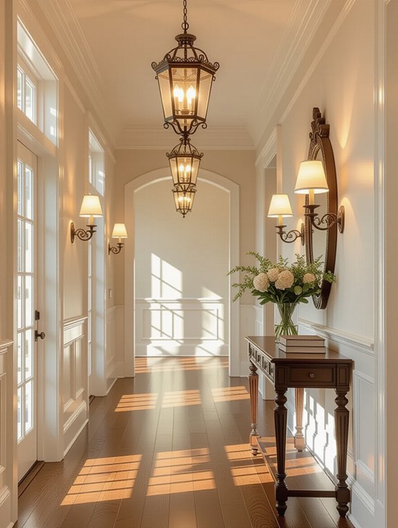 charming vintage lantern features