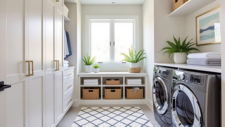 chic laundry room storage solutions