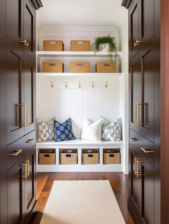 corner bench storage solution