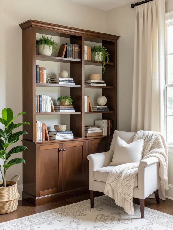 dual purpose bookshelf design