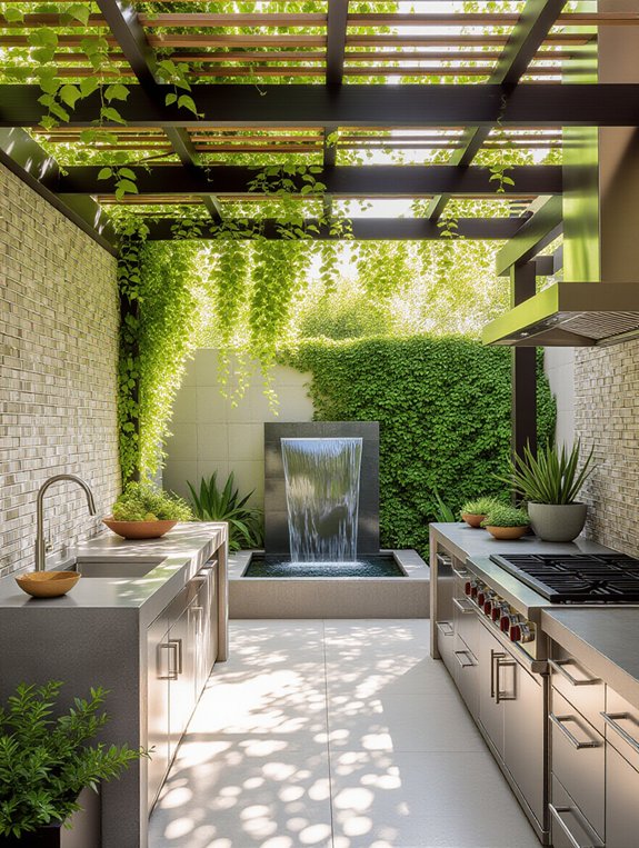 eco friendly outdoor water features