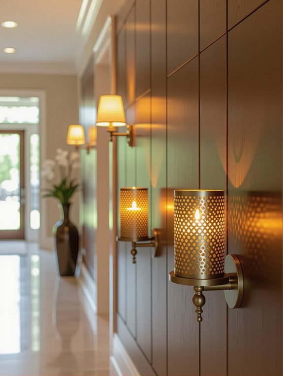 elegant candle wall holders