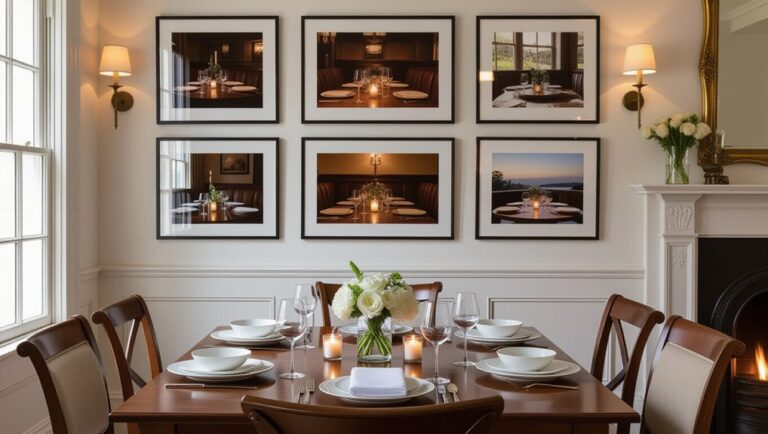 elegant dining room decor