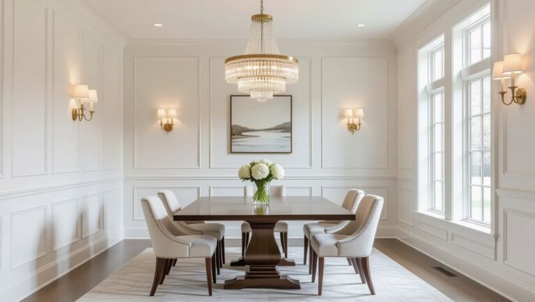 elegant wainscoting dining designs