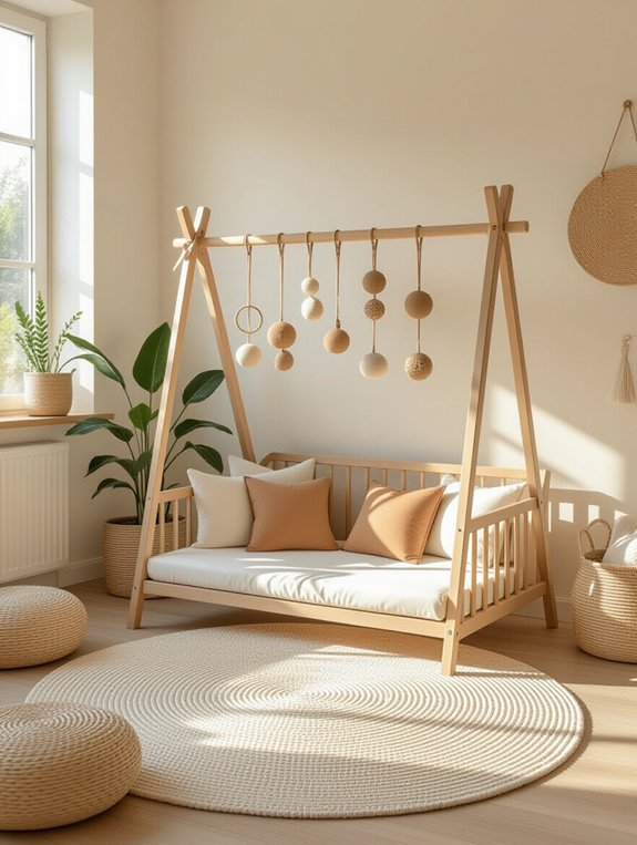 engaging eco friendly nursery decor