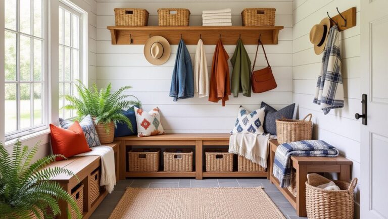 inviting farmhouse mudroom designs