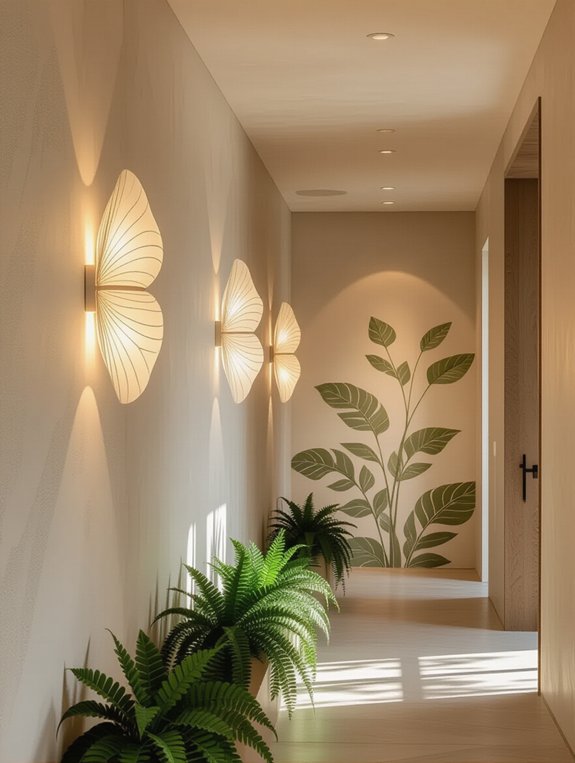 nature inspired hallway lighting options