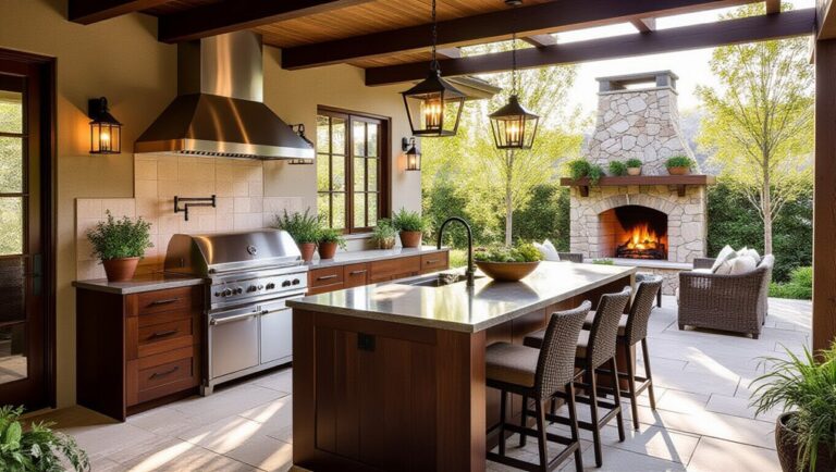 outdoor kitchen entertaining ideas