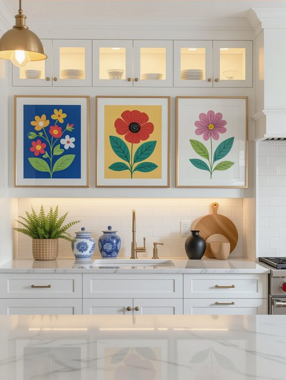 personalized framed artwork display