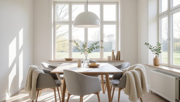 scandinavian dining room aesthetics