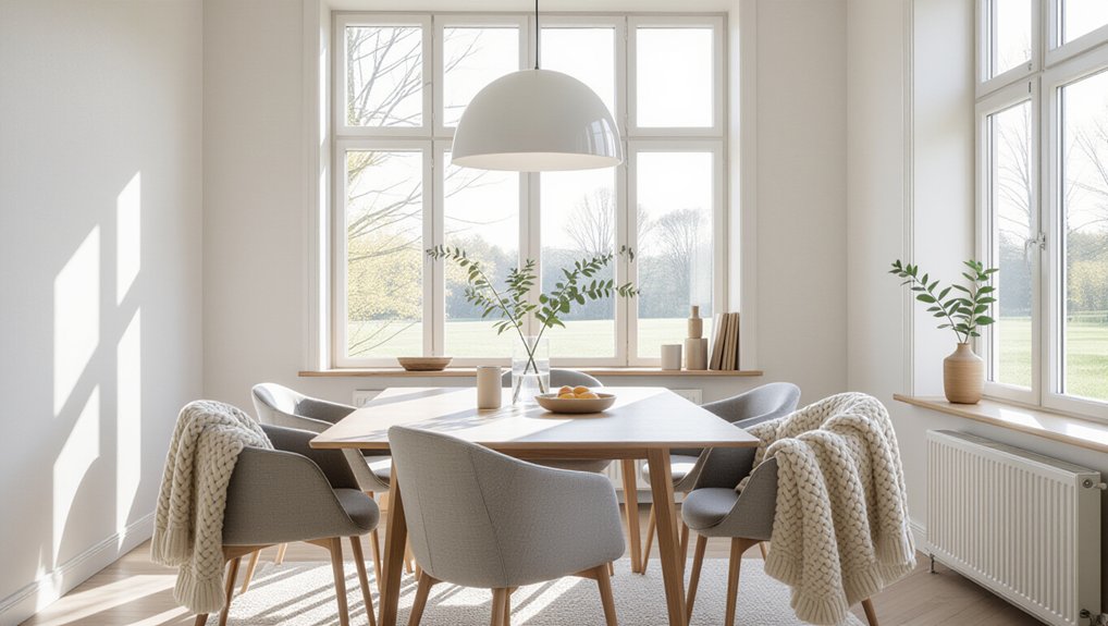 scandinavian dining room aesthetics