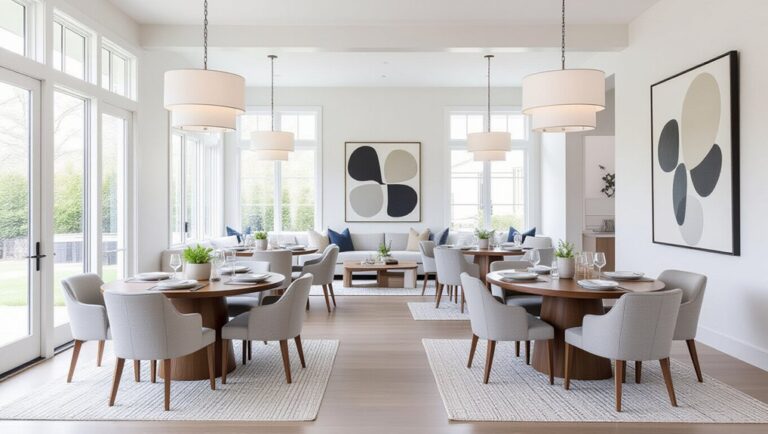 stylish contemporary dining spaces