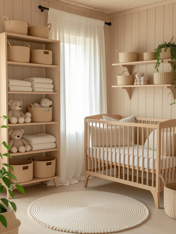 stylish nursery organization solution