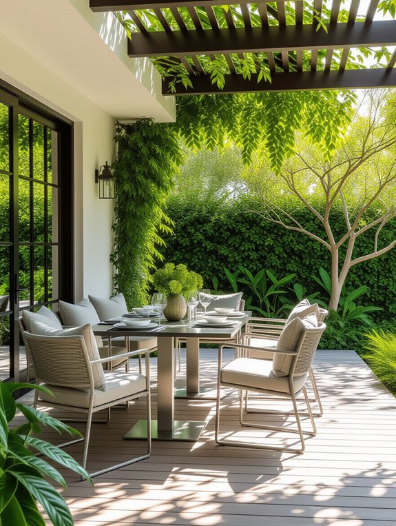 stylish outdoor dining sets