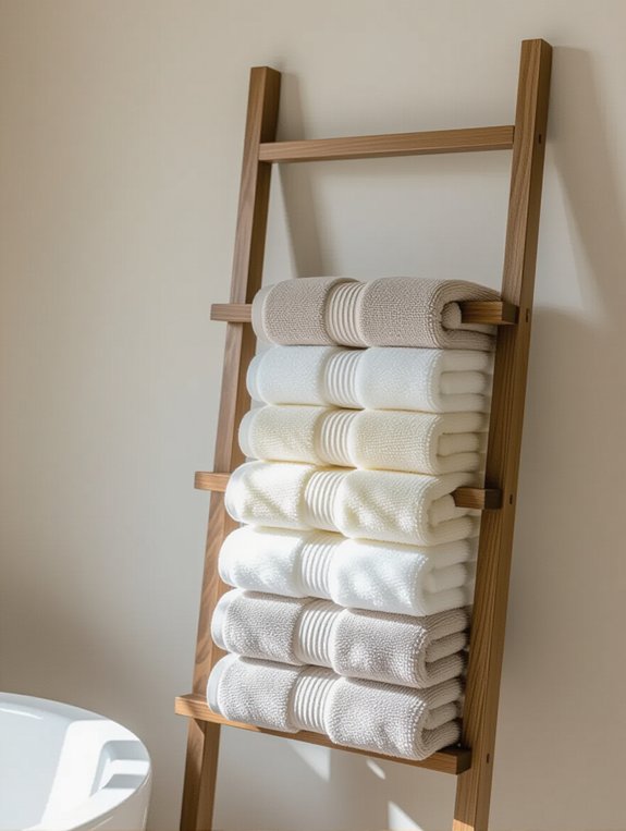stylish towel storage solution
