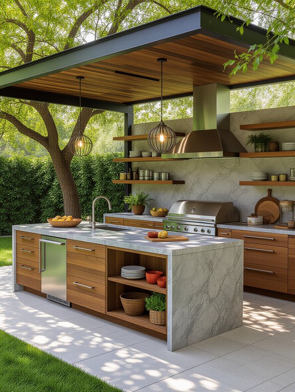 tailored outdoor kitchen designs