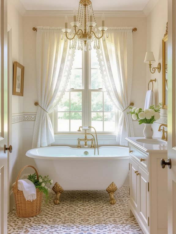 timeless vintage bathroom elegance