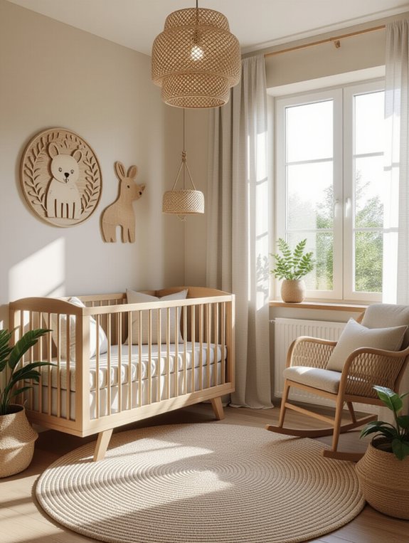 unique nursery wooden decor