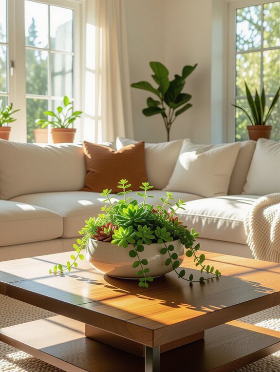 vibrant coffee table gardens