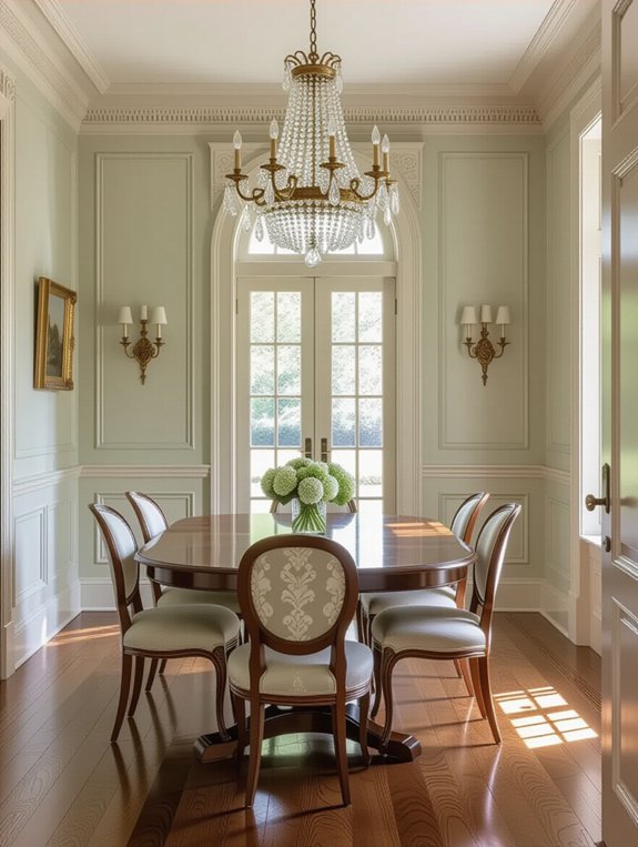 vibrant painted wainscoting designs