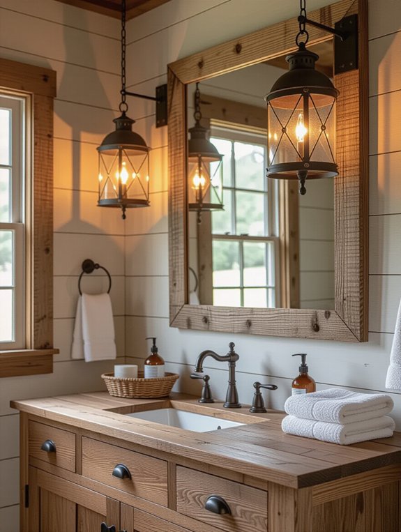 warm vintage lantern decor