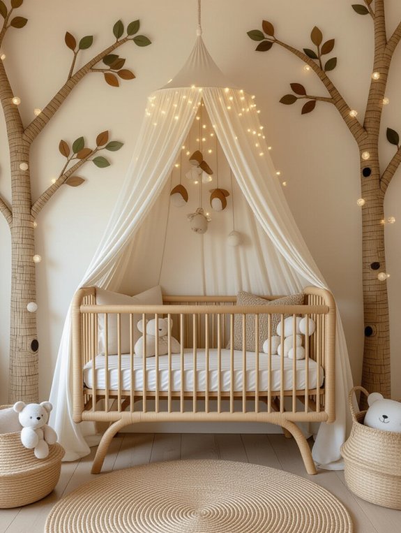 whimsical treehouse nursery decor
