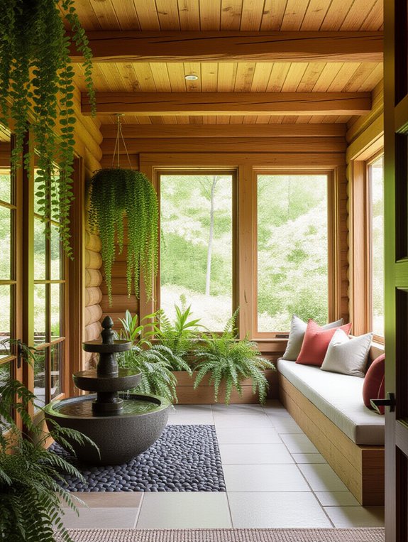 zen inspired tranquil garden retreat
