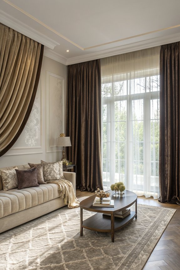 blackout curtains enhance privacy