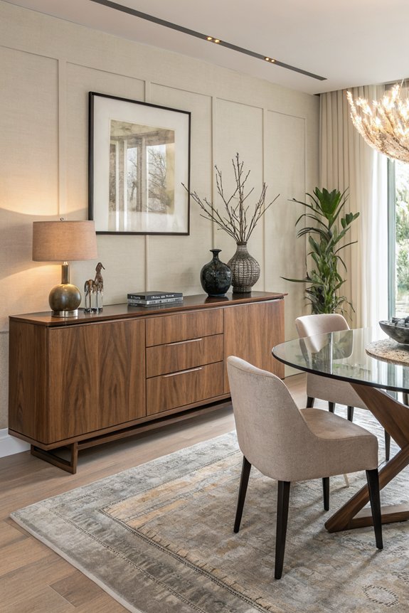 cohesive dining area design