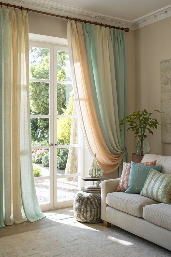 cohesive living room curtains