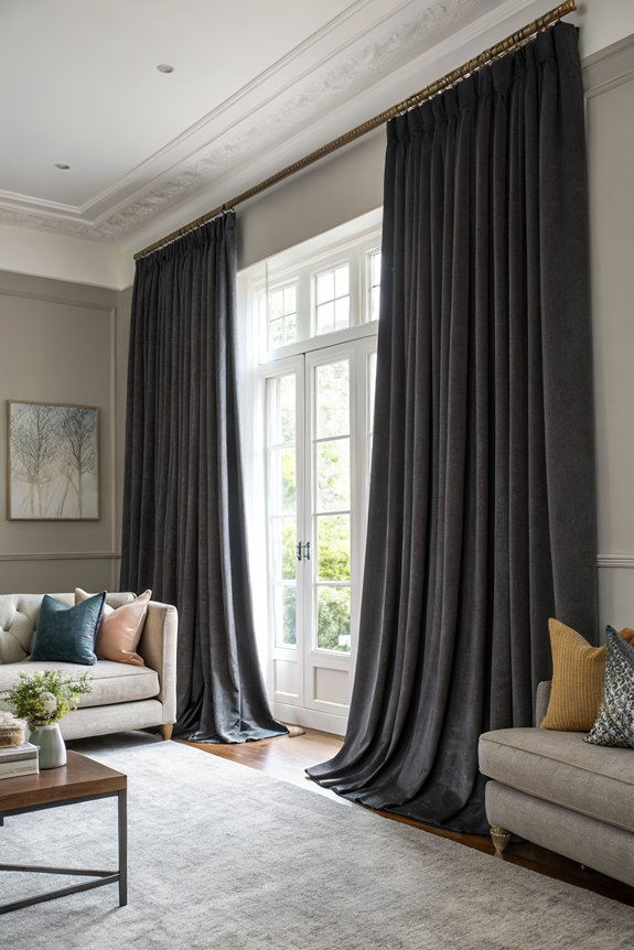 cozy blackout curtains privacy