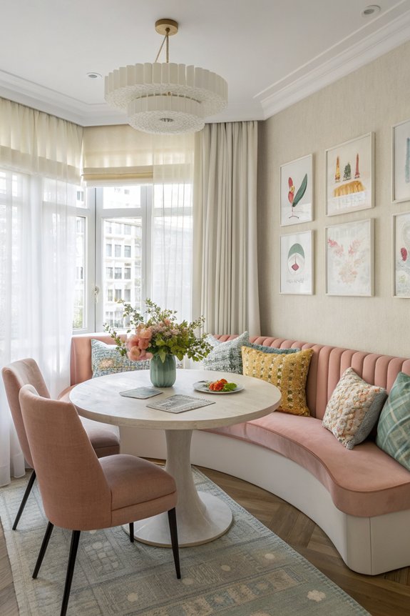 cozy family dining area