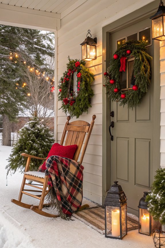 cozy farmhouse holiday decor