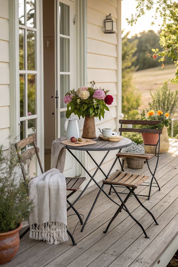 cozy outdoor dining flexibility