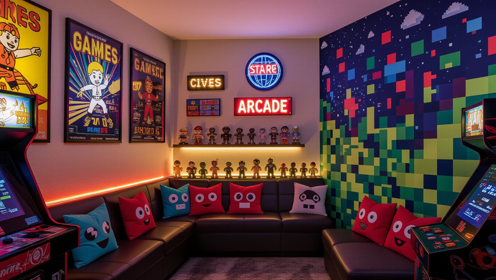 creative game room decor
