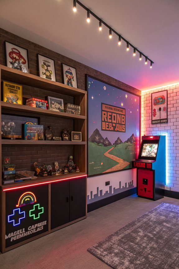 creative game room decor