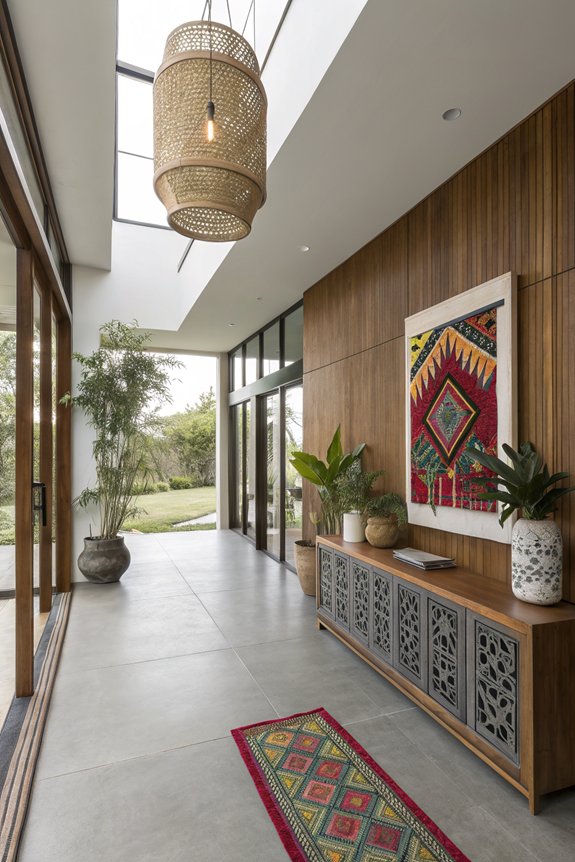 cultural elements enhance entryways
