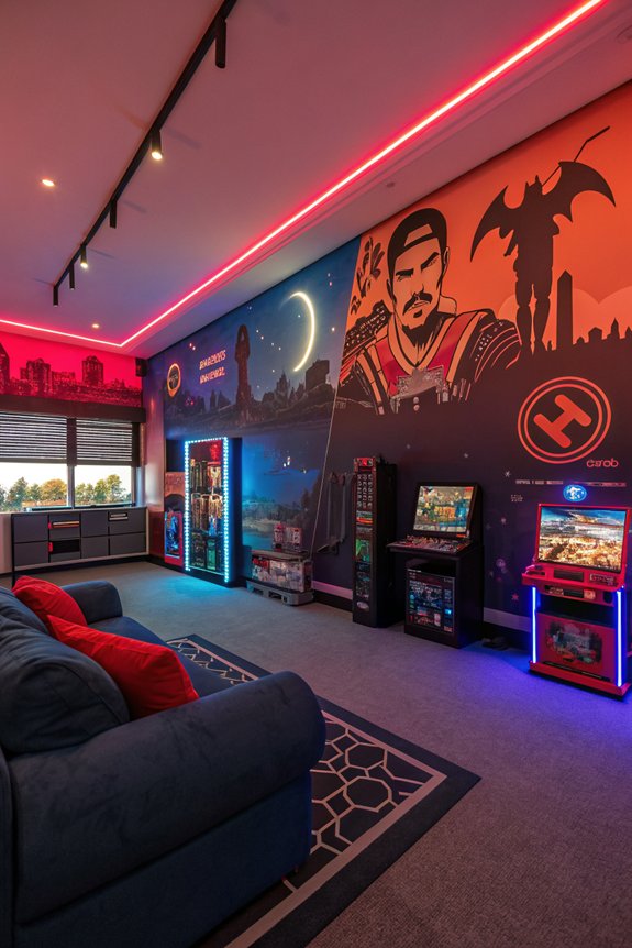 custom murals for gamers