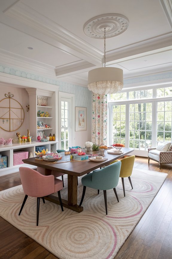 dining area play zone