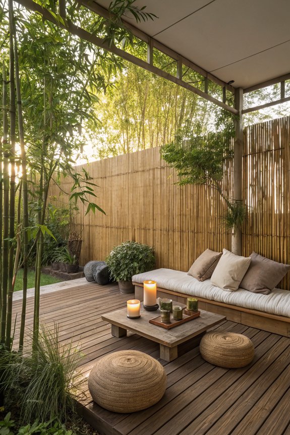 eco friendly bamboo privacy fencing