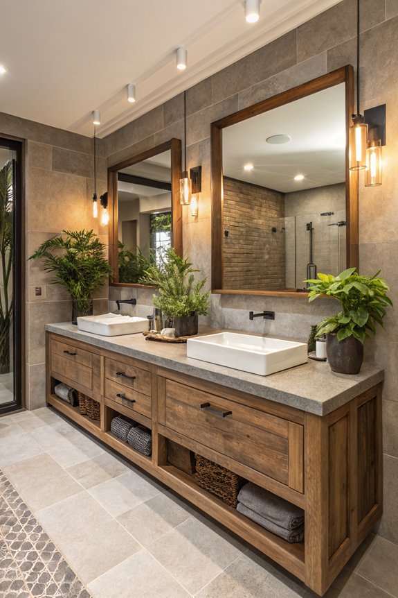 eco friendly dual vanity options