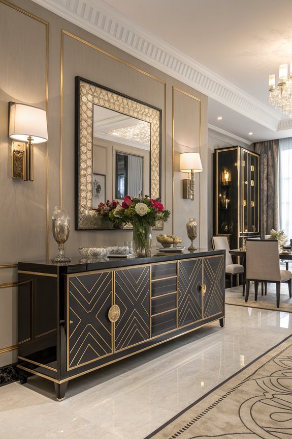 elegant art deco sideboards
