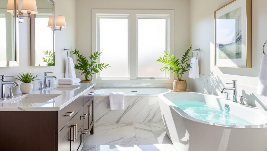 elegant dual vanity designs