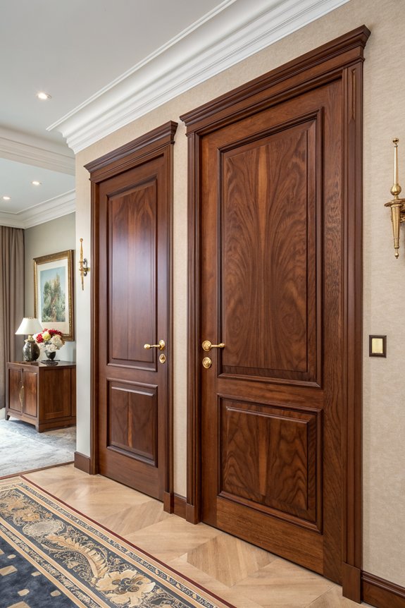 elegant timeless paneled doors