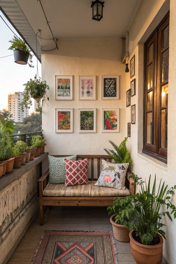 elevate porch with wall art