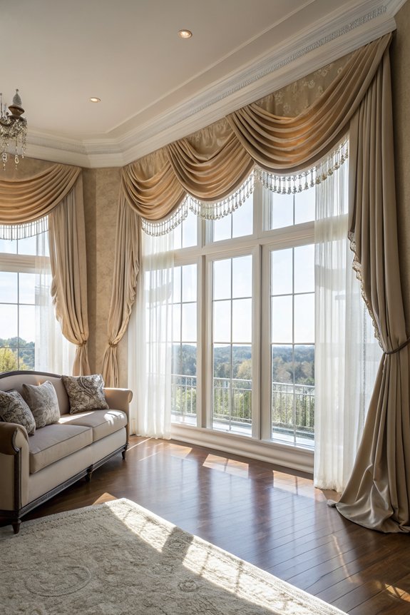 elevate windows with valances