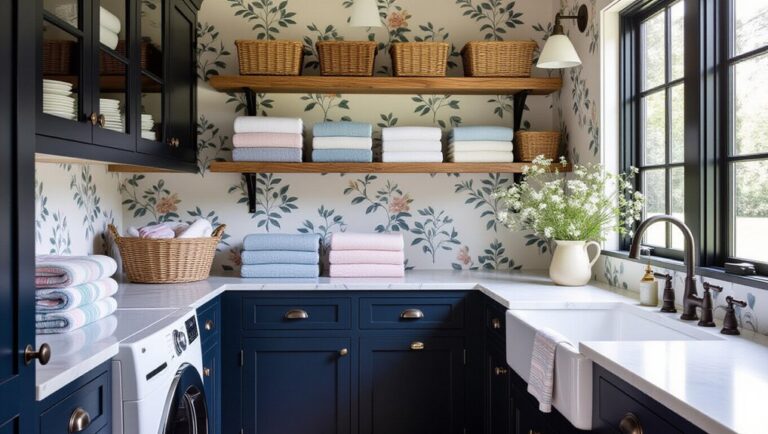 farmhouse laundry room colors