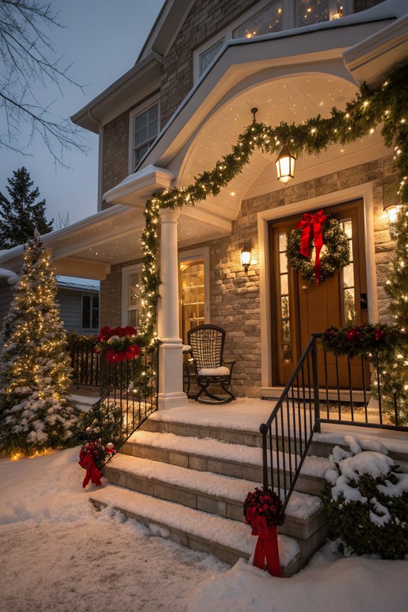 faux snow winter decor